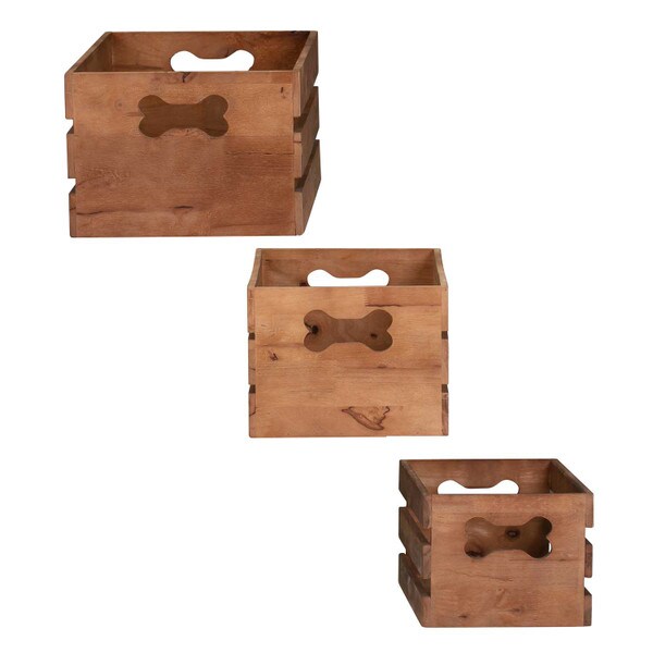 3 pet storage box set